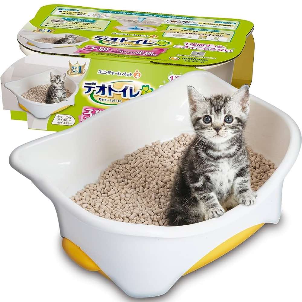 15% OFF: Unicharm Deo Toilet Kitten Litter System Cat Litter Tray