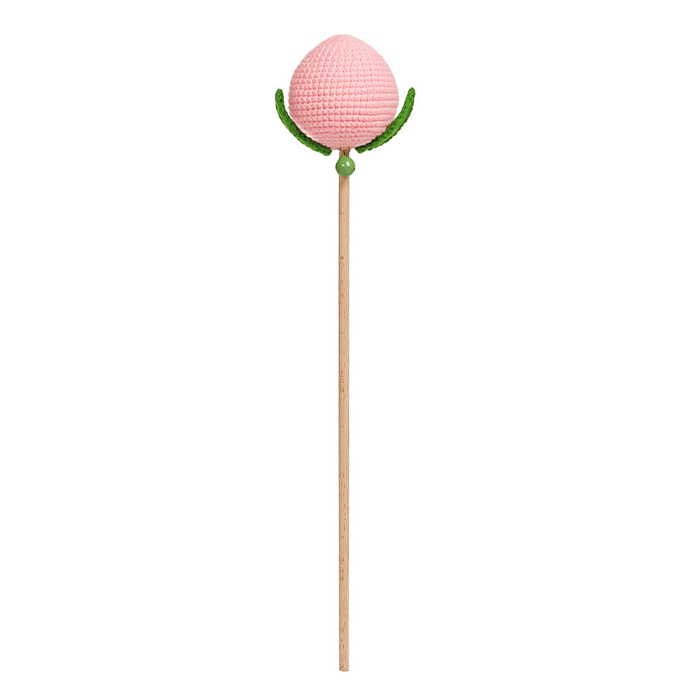 VETRESKA Blooming Peach Cat Wand Toy