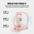 VETRESKA Bubble Carrier For Cats & Dogs (Pink, Transparent)