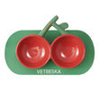 VETRESKA Cherry Ceramic Bowl For Cats & Dogs