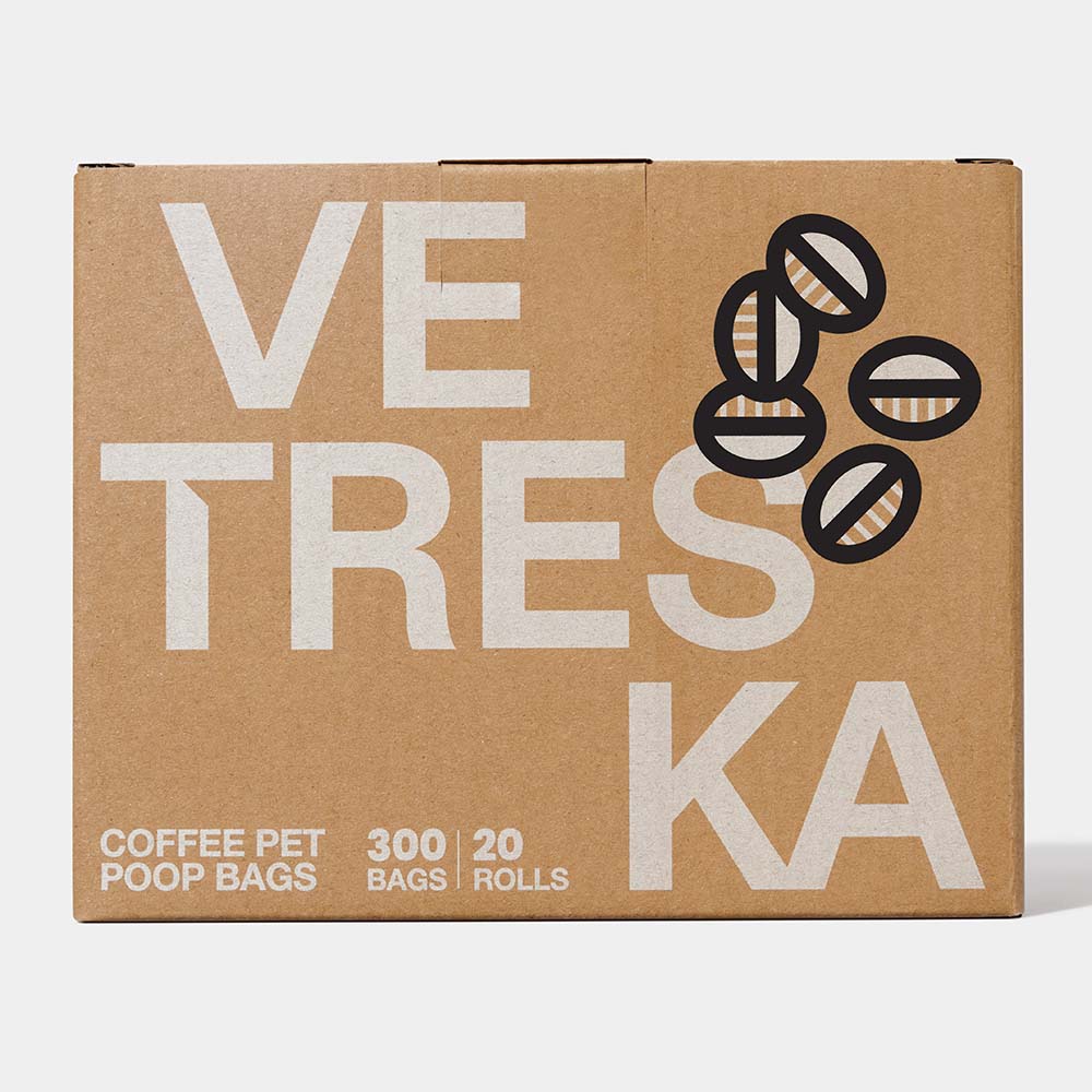 VETRESKA Coffee Scented Dog Poop Bags 300pc