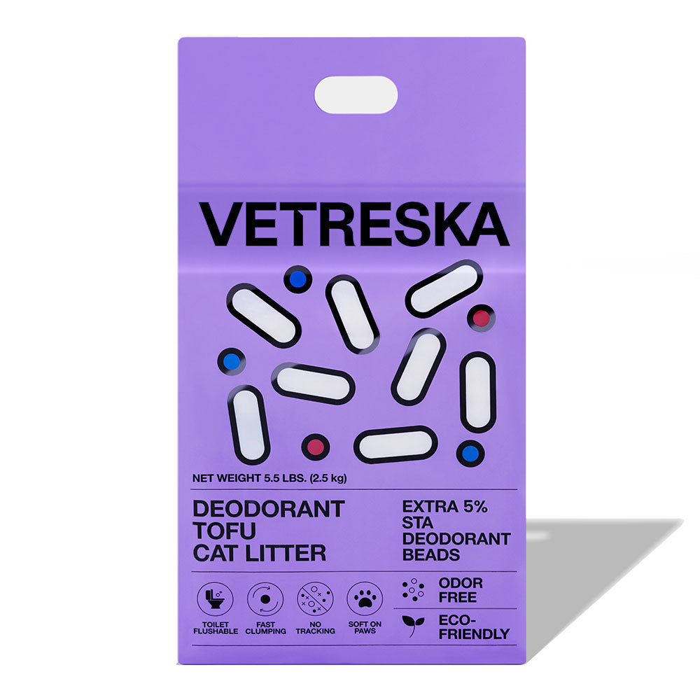 VETRESKA Deodorant Tofu Original Clumping Cat Litter 2.5kg