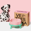 VETRESKA Flora Ceramic Elevated Bowl For Cats & Dogs