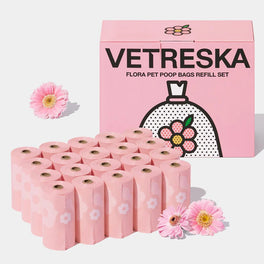 VETRESKA Flora Scented Dog Poop Bags 300pc