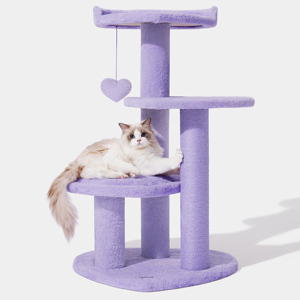 VETRESKA Heartpurrple Climber Cat Tree (4 Platforms)