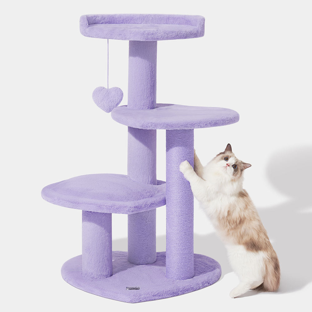 VETRESKA Heartpurrple Climber Cat Tree (4 Platforms)