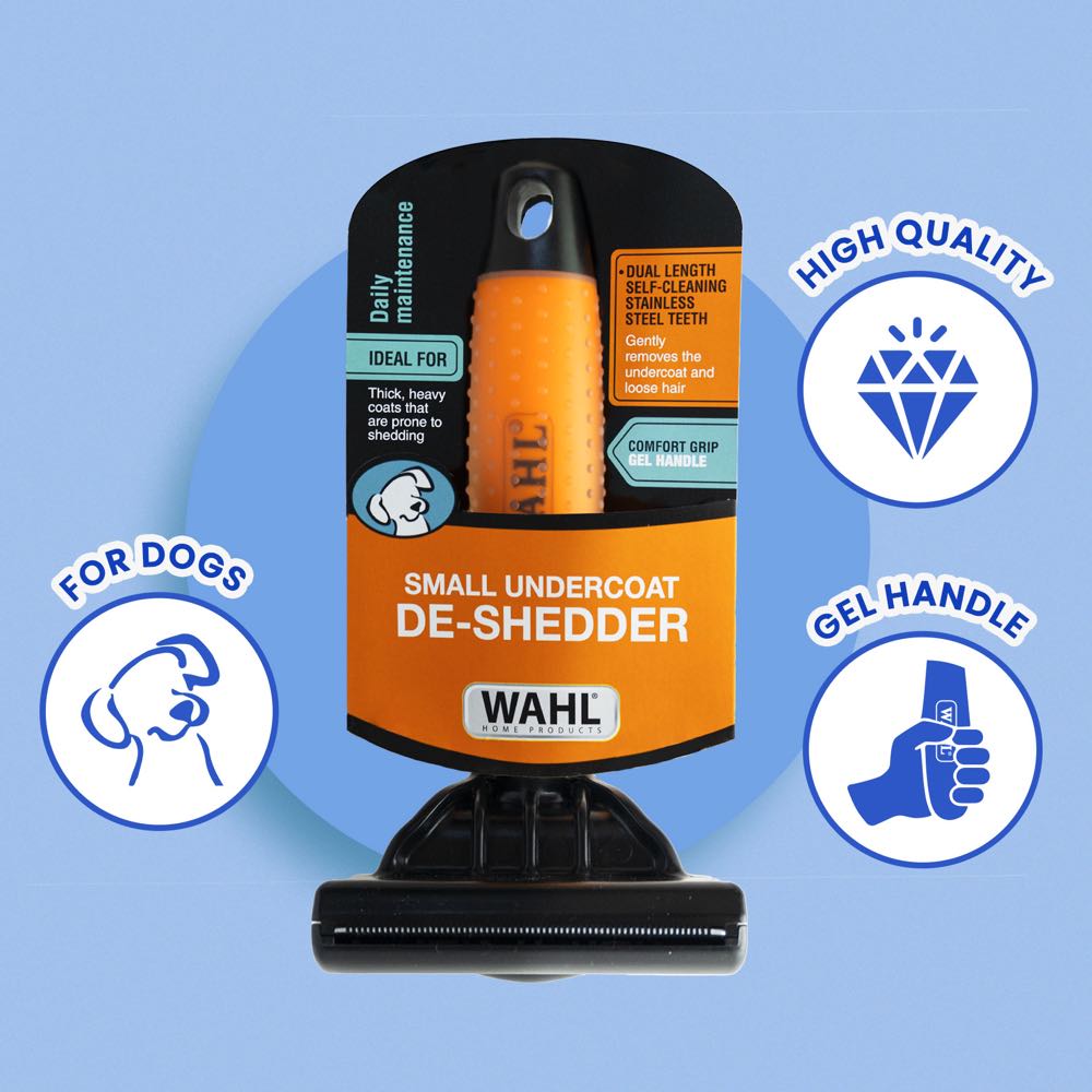 Wahl Under Coat Small De-Shedder Dog Brush