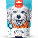 3 FOR $10.50: Wanpy Oven-Roasted Chicken Jerky & Carrot Twisted Dog Treats 100g