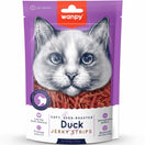 3 FOR $9.90: Wanpy Soft Oven-Roasted Duck Jerky Strips Cat Treats 80g