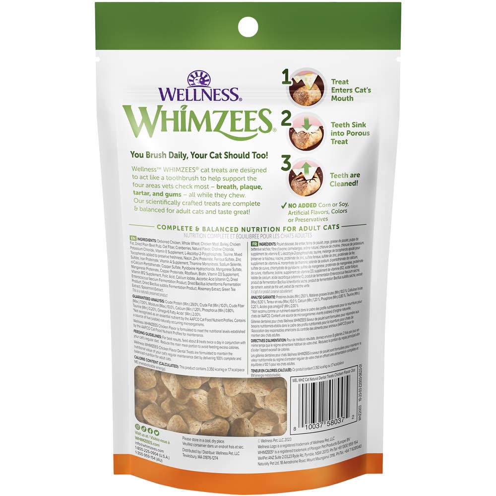 Whimzees Chicken Flavour Dental Cat Treats