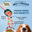 15% OFF: Wishbone Mix & Munch Chicken & Rabbit Grain-Free Freeze-Dried Raw Food Dog Food Topper 350g