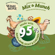 $9 OFF (Exp 30May25): Wishbone Mix & Munch Lamb, Goat & Chicken Grain-Free Freeze-Dried Raw Food Dog Food Topper 350g