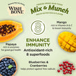 $9 OFF (Exp 30May25): Wishbone Mix & Munch Lamb, Goat & Chicken Grain-Free Freeze-Dried Raw Food Dog Food Topper 350g