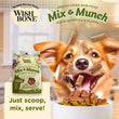 $9 OFF (Exp 30May25): Wishbone Mix & Munch Lamb, Goat & Chicken Grain-Free Freeze-Dried Raw Food Dog Food Topper 350g