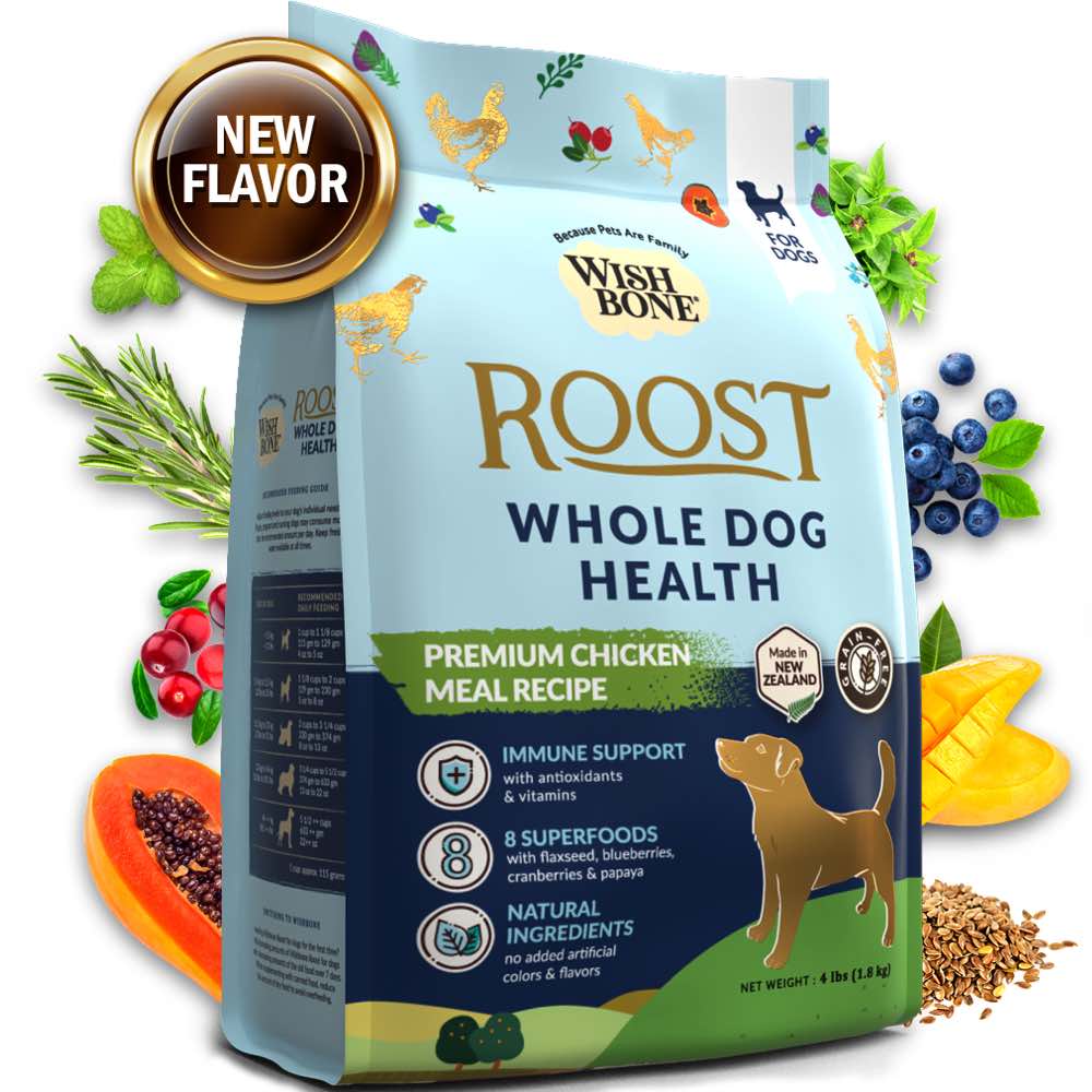 15% OFF: Wishbone Roost Premium Chicken Meal Grain-Free Dry Dog Food