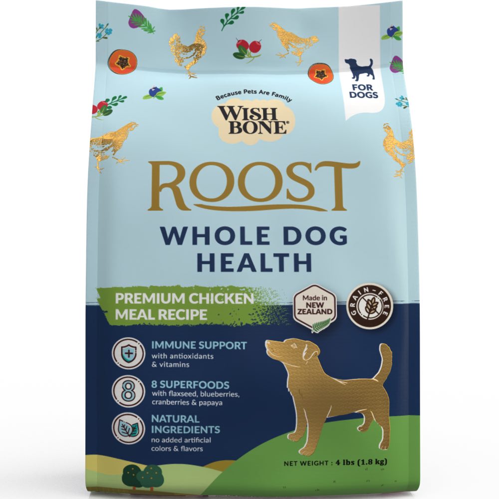 15% OFF: Wishbone Roost Premium Chicken Meal Grain-Free Dry Dog Food