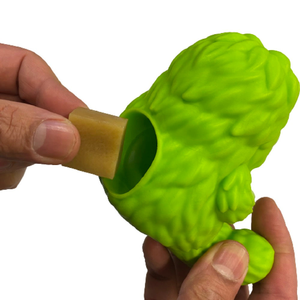 Yeti Dog Chew Puff & Play Hangry Yeti Dog Toy (Green) | Kohepets