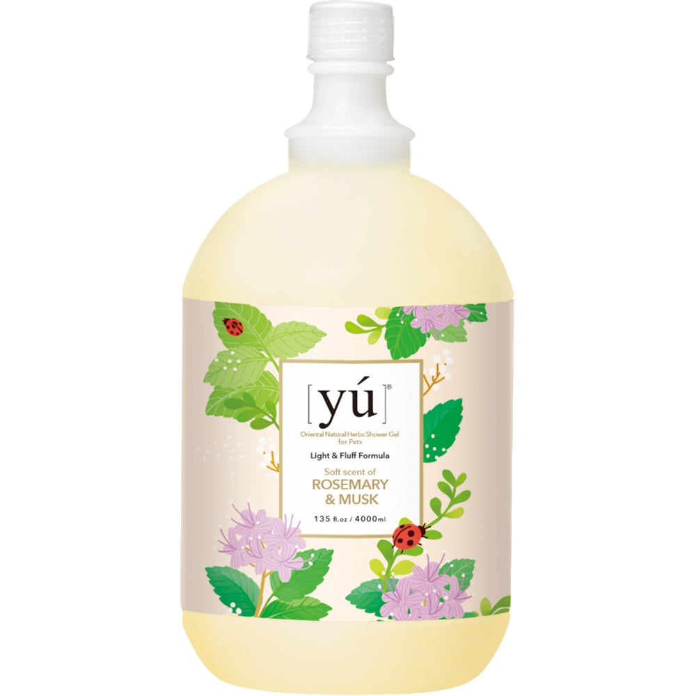 YU Light & Fluff Formula Rosemary & Musk Shampoo For Cats & Dogs