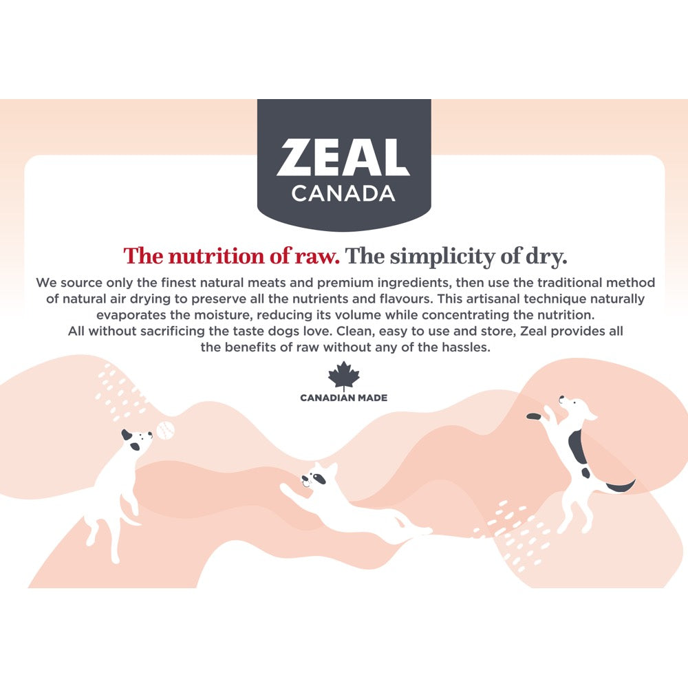 Zeal Canada Gently Air-Dried Salmon Recipe Dry Dog Food 1lb