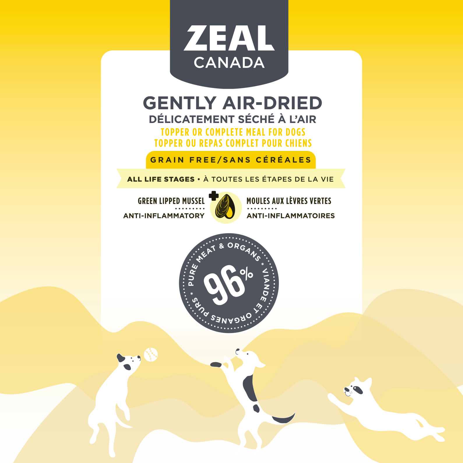 Zeal Canada Gently Air-Dried Chicken Recipe Dry Dog Food 1lb