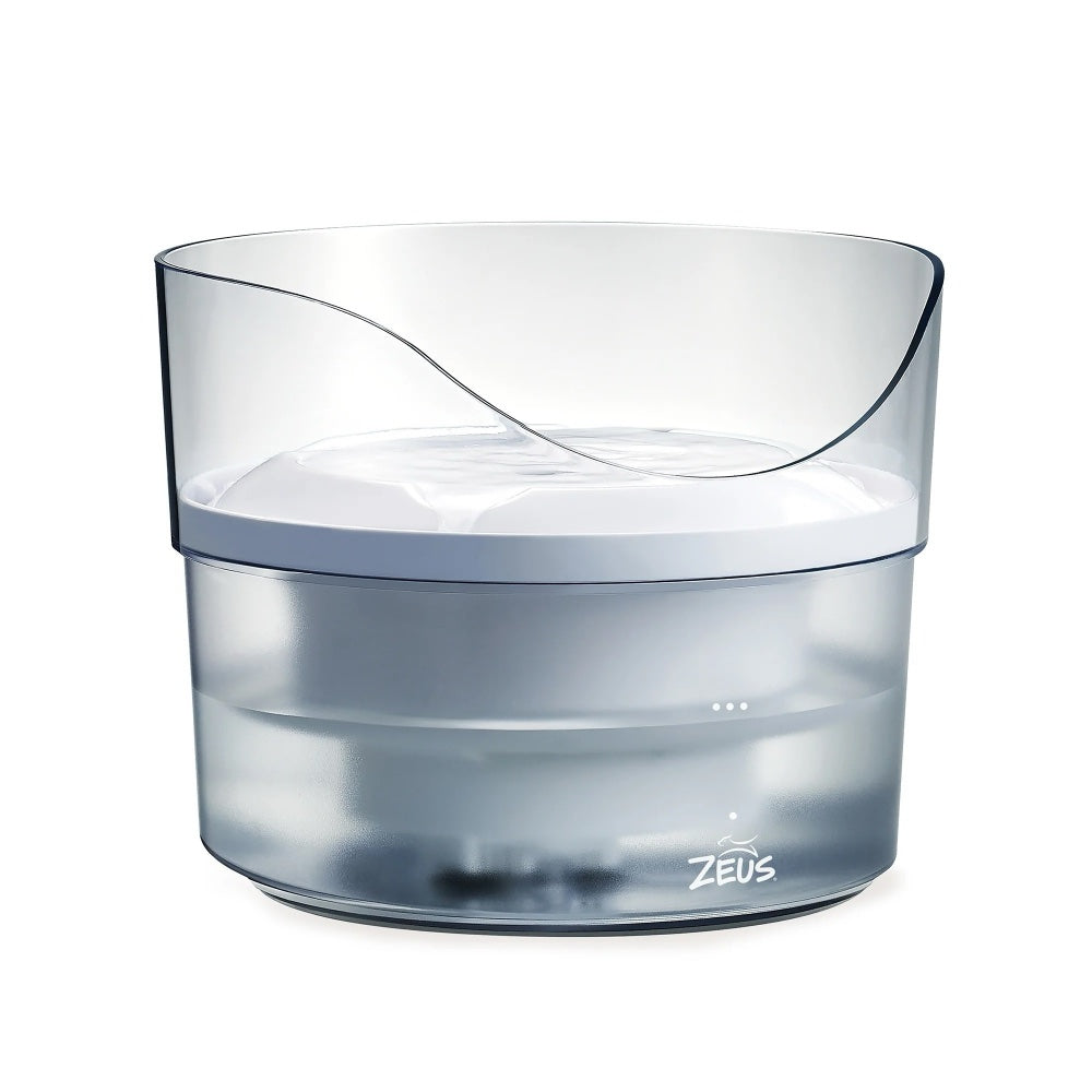 Zeus Fresh & Clear Water Fountain With Splash Guard 1.5L