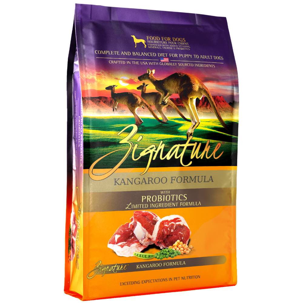 33% OFF: Zignature Kangaroo Grain Free Dry Dog Food 25lb