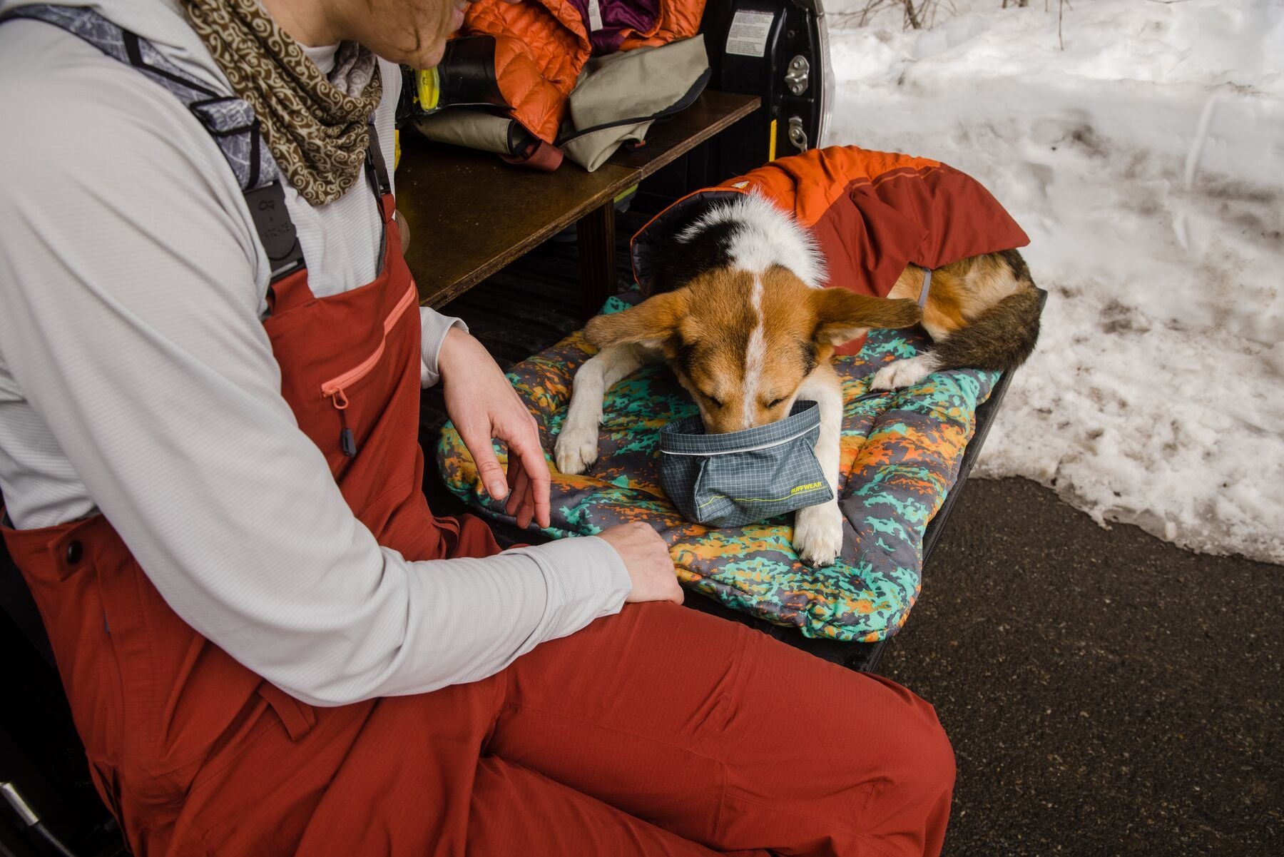 Ruffwear Great Basin Collapsible Waterproof Food Water Bowl