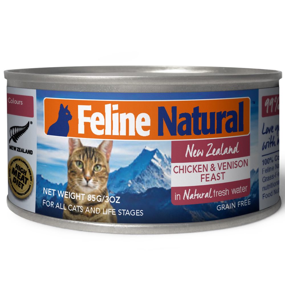 Feline natural clearance chicken and venison