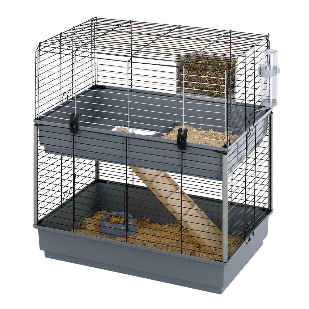 Double guinea 2024 pig cage