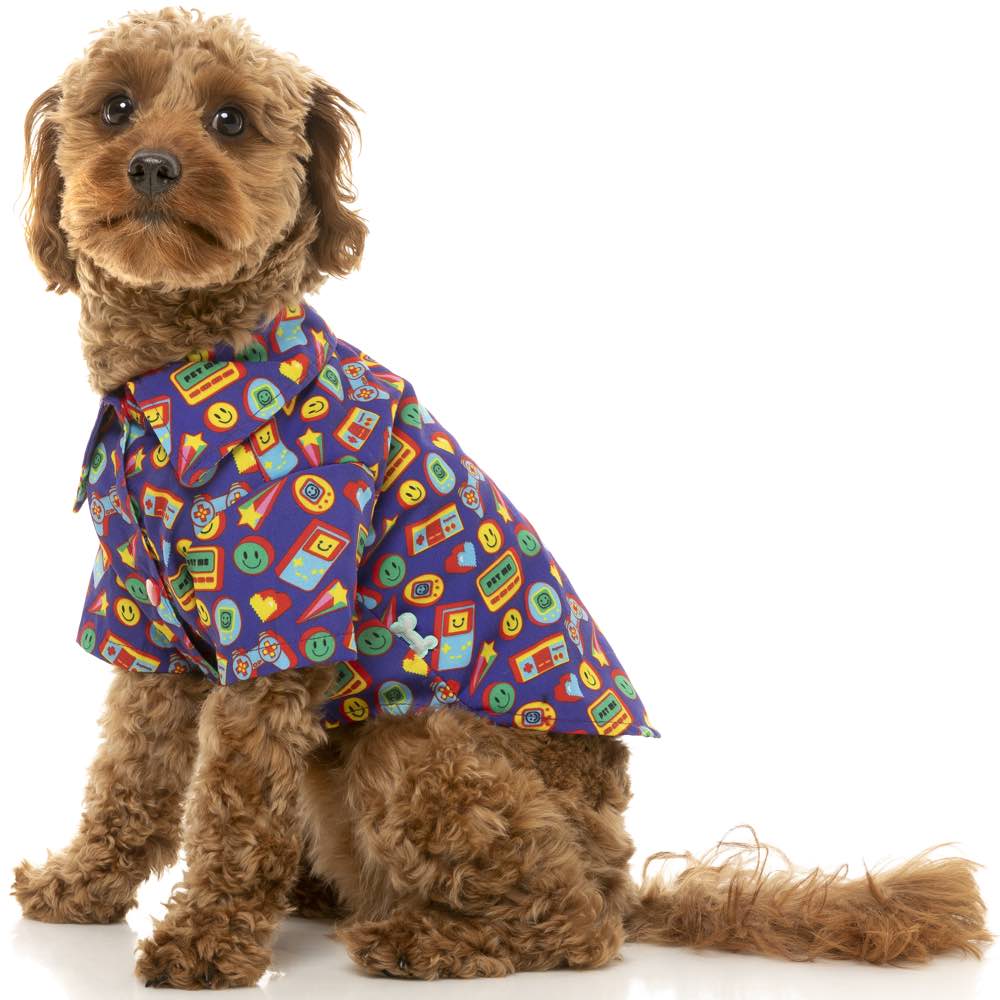 Dog button up clearance shirt