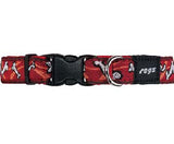 Rogz Bones On Red Scooter Dog Collar - Xl