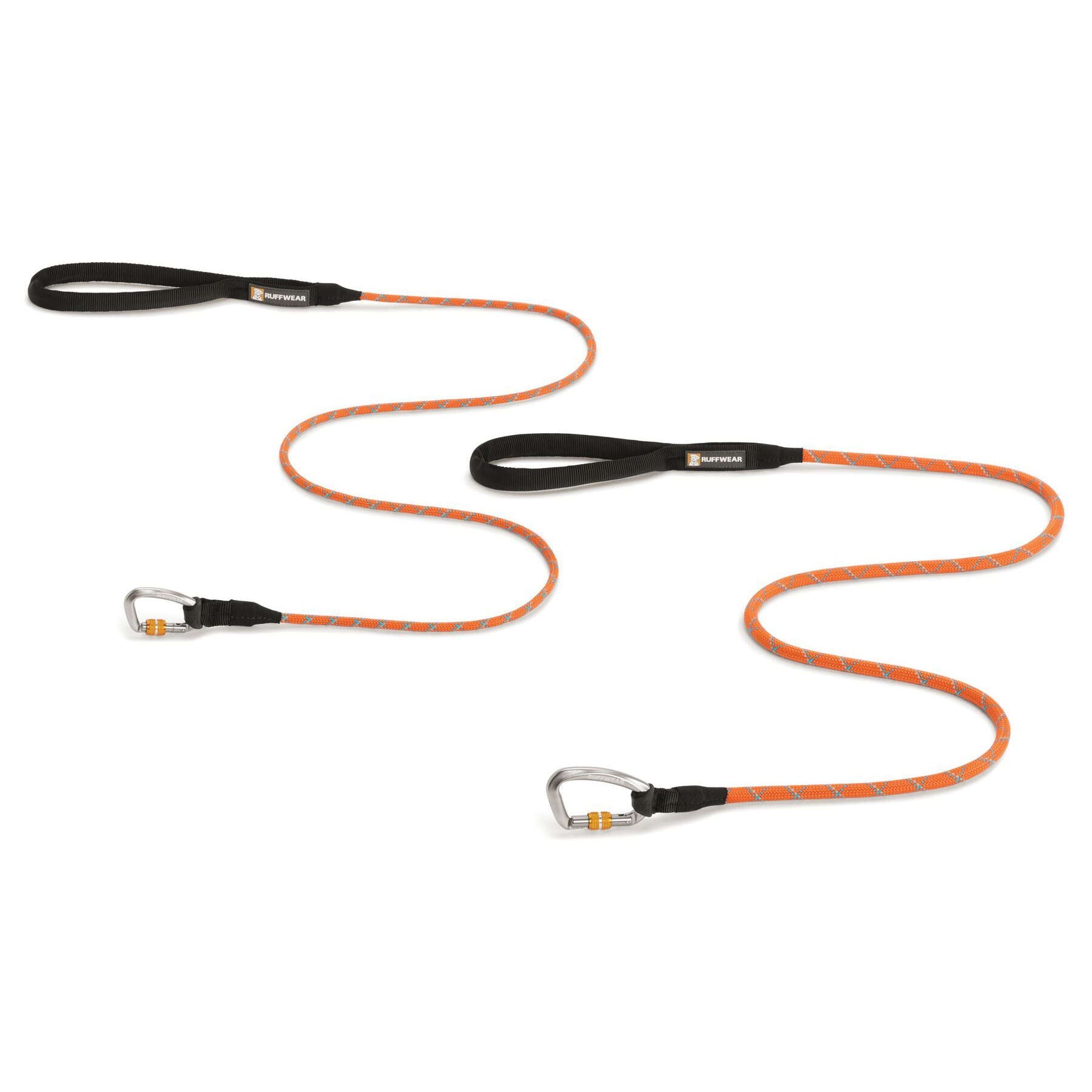 Ruffwear Knot a Leash Reflective Rope Dog Leash Pumpkin Orange