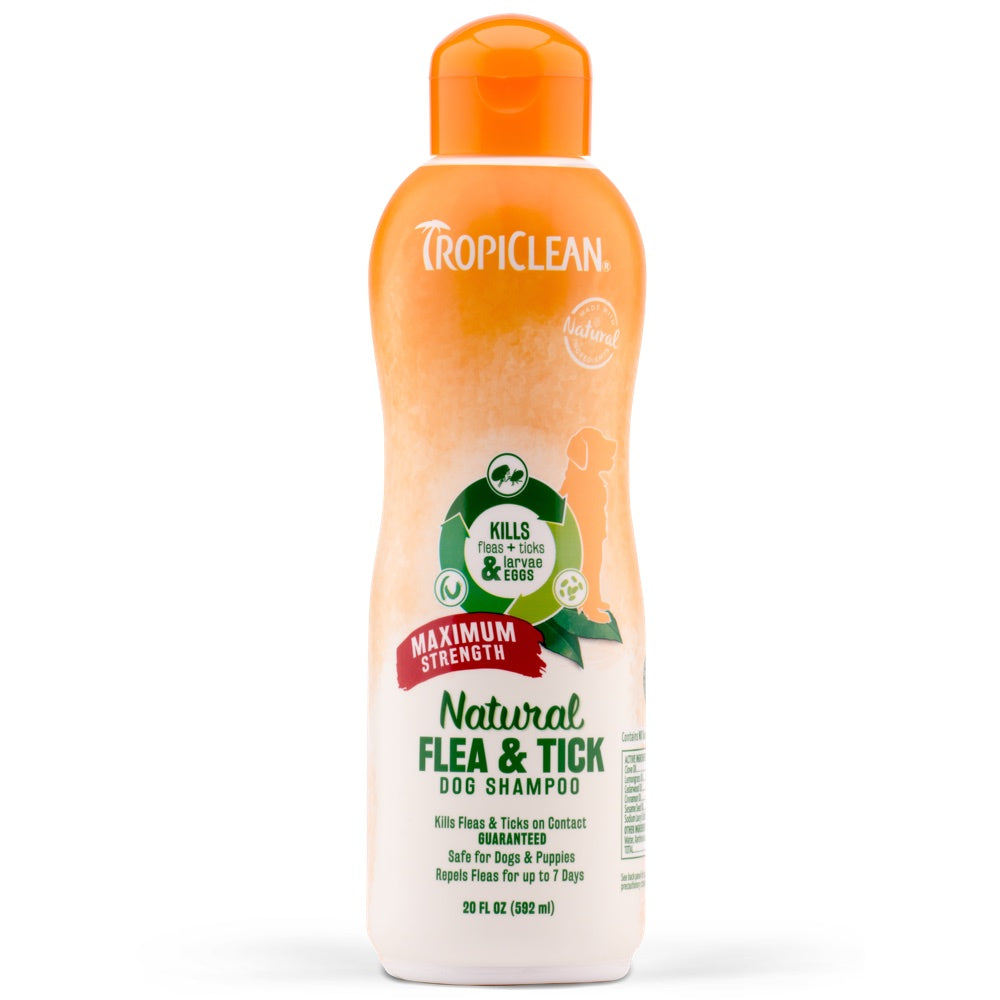 Tropiclean natural flea cheap and tick dog shampoo