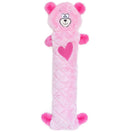 ZippyPaws Valentine's Jigglerz Pink Bear Dog Toy