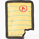 ZippyPaws Z-Stitch Yellow Notepad Dog Toy